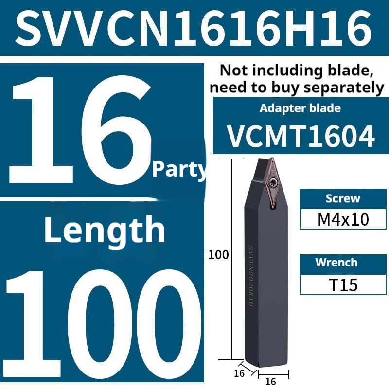 2014-CNC tool holder, cylindrical turning, tool holder, sharp cutter, centering tool holder, SVVCN2020K16 2525M16 lathe tool Shandong Denso Pricision Tools Co.,Ltd.